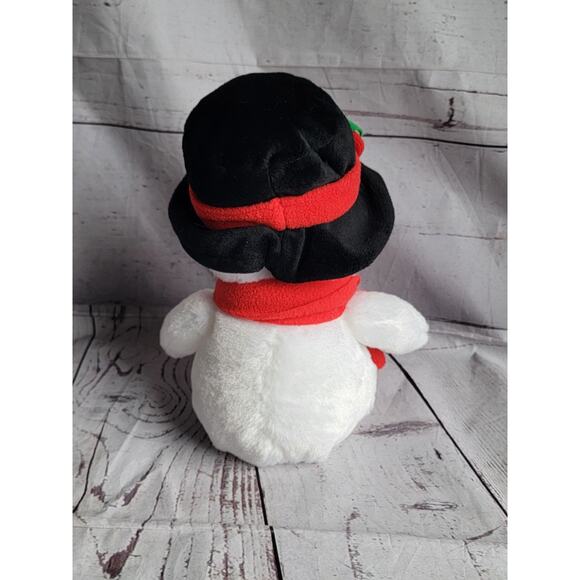 Russ Berrie 12in Snowberry the Snowman Plush Stuffed Animal White Christmas Toy - Picture 6 of 7